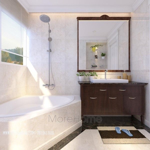 Thiết kế nội thất phòng tắm, nhà vệ sinh chung cư Hei Tower